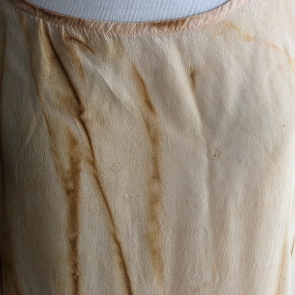 Gypsy 05 100% Silk Cold Shoulder Tie Dye Top - Picture 7 of 8